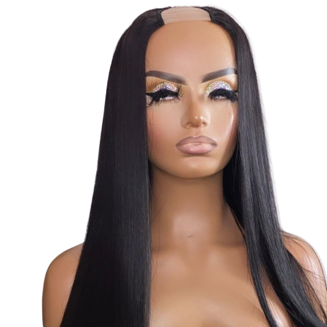 BRAZILIAN STRAIGHT U-PART WIG